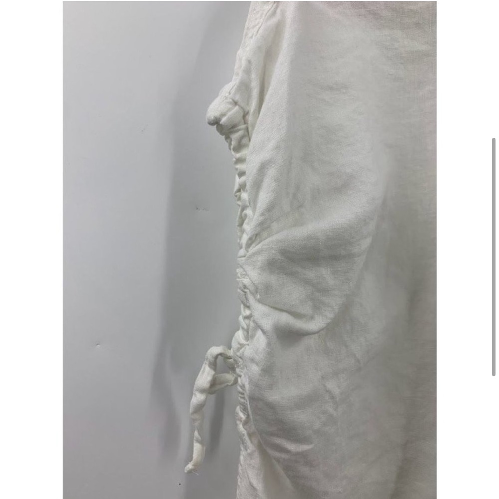 Everlane 100% linen drawstring top - Picture 3 of 11